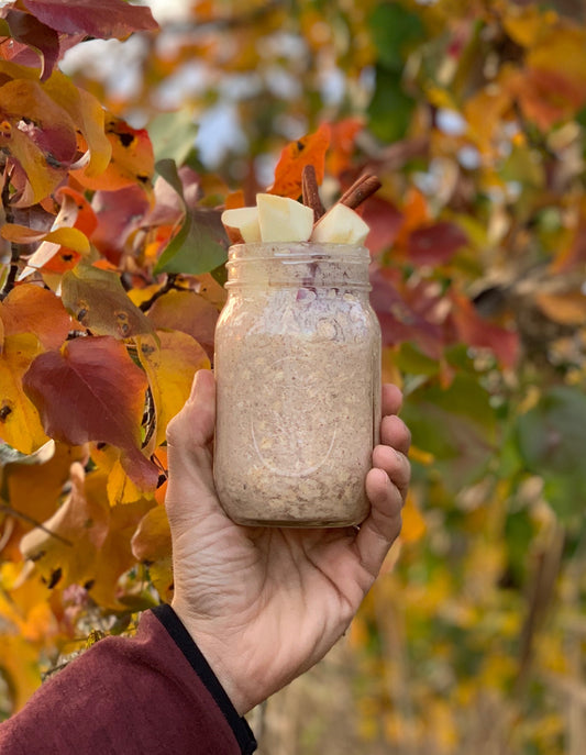 Apple Cinnamon Autumn Overnight Oats